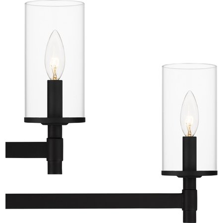 Quoizel Wynnbrook 6-Light Matte Black Island Light QCH5578MBK